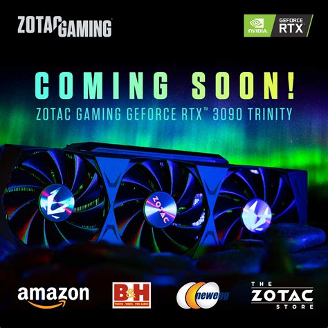 Coming Soon - The ZOTAC GAMING GeForce RTX 3090 Trinity : r/ZOTAC