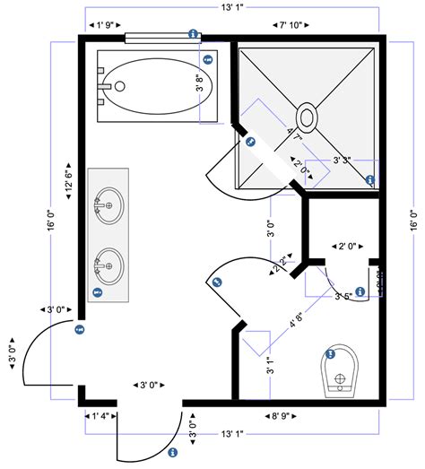 New build master bath layout : floorplan