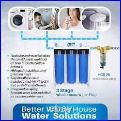 GOLDEN ICEPURE 3 Stage Whole House Water Filter System With 20 X 4 5