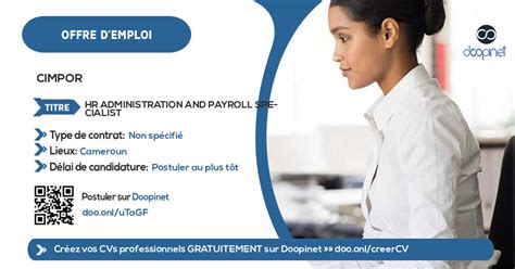 Cimpor Hr Administration And Payroll Specialist