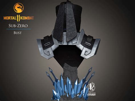 Sub Zero Bust Mortal Kombat 11 3d Model 3d Printable Cgtrader