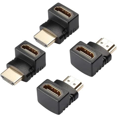 Warmstor Paquete De 4 Conectores Adaptadores HDMI 2 0 Macho A Hembra 2