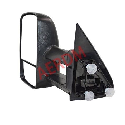 Aerdm New Pair Towing Mirrors Manual Operated Textured Black