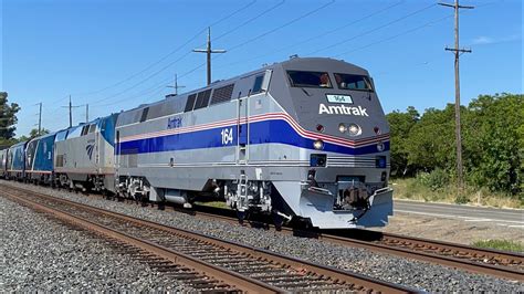 AMTK 164 New Phase IV Leads Amtrak 6 W 2 New ALC 42s YouTube