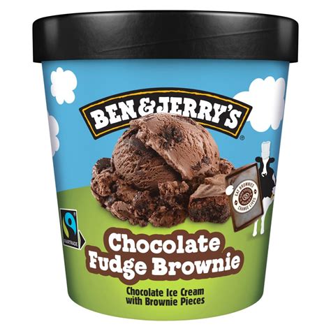 Ben Jerry S Ice Cream Chocolate Fudge Brownie 465 Ml BB Foodservice