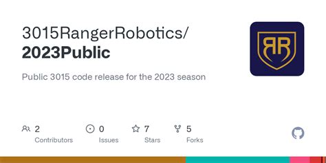 Ranger Robotics Code Release Programming Chief Delphi