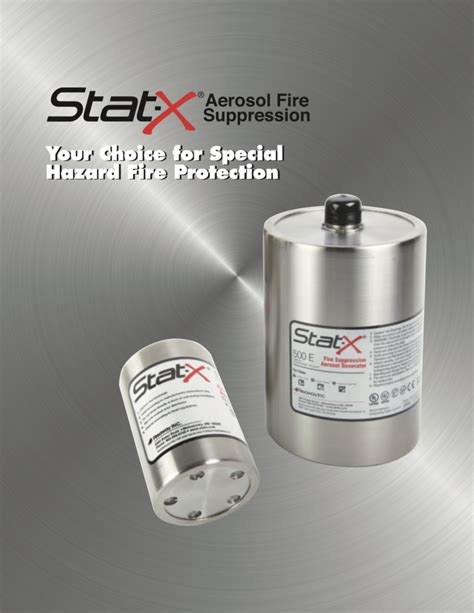 Stat X Your Choice For Special Hazard Fire Protection Railway News