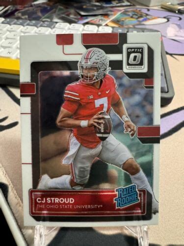 2023 Panini Chronicles Draft Picks CJ Stroud Optic Rated Rookie 5 RC