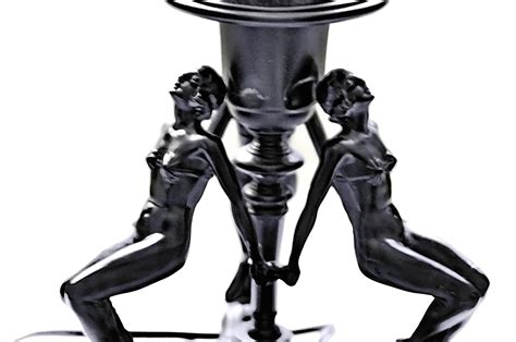 Art Deco Naked Women Table Lamp S Art Deco Three Female Nude Burlesque Dancers Accent