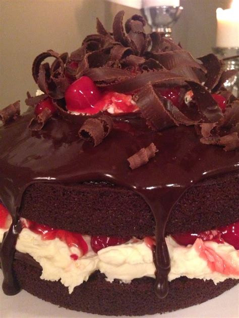 Black Forest Naked Cake