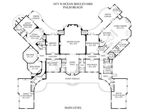 Mega Mansion Floor Plan Mega Mansion Florida Style Aa