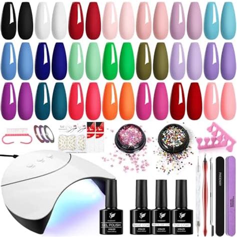 Phoenixy Gel Nail Polish Set 42pcs Gel Nail Polish Kit