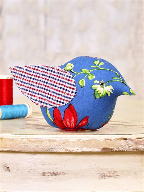 Parade Patchwork Bird Pin Cushion Artists Studio Collection Sewing