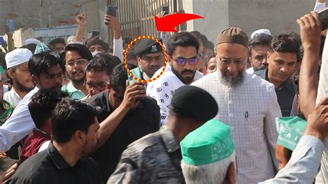 Asaduddin Owaisi Grand Entry In Ghaziabad Youtube