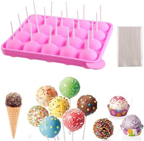 Amazon De Itian Silikon Cake Pop Backform Runde Formen Silikon