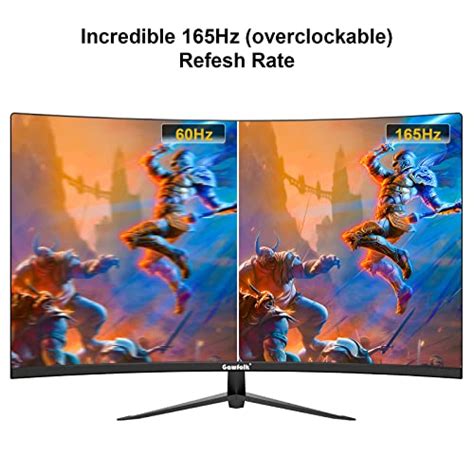 Gawfolk Curved Gaming Monitor Inch Hz Hz K Qhd P