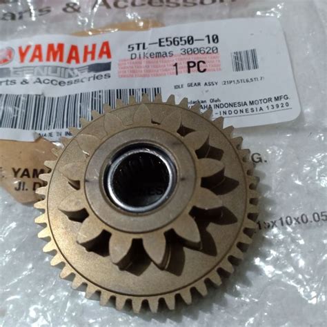 MIO IDLE GEAR ASSY ORIGINAL YAMAHA 5TL E5650 10 Lazada PH