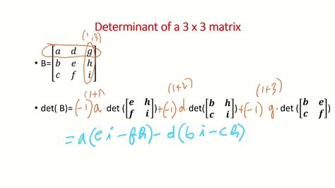 Determinants Determinant Of A N By N Matrix Youtube