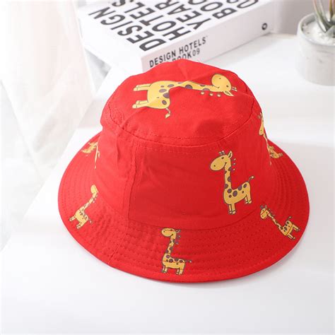 Vestitiy Unisex Fishing Hat Upf Y Baby Sun Hat Anti Uv Giraffe