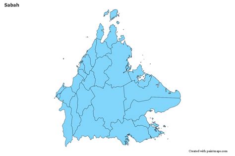 Sample Maps For Sabah