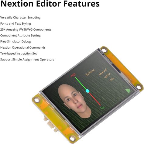 Buy Nextion Hmi Display Discovery Series Nx F Resistive Lcd