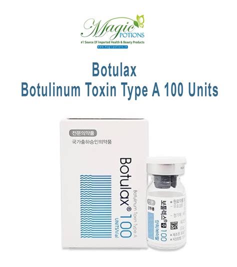 Botulax Botulinum Toxin Type A Units