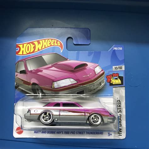 Hot Wheels Matt Debbie Hay S 1988 Pro Street Thunderbird Short Card Shopee Malaysia
