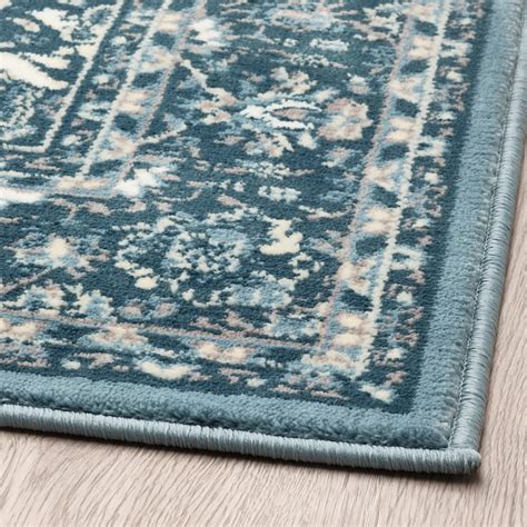 Rug VedbÄk Low Pile 133x195 Cm Blue Ikea