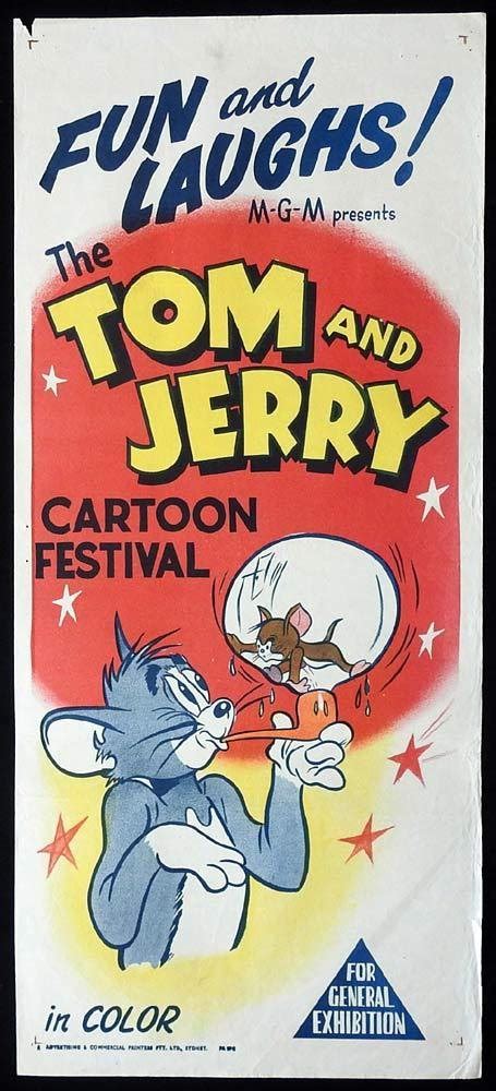 The Tom And Jerry Cartoon Festival Original Daybill Mov