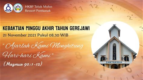 Kebaktian Minggu Advent I Hkbp Teluk Mulus November Youtube