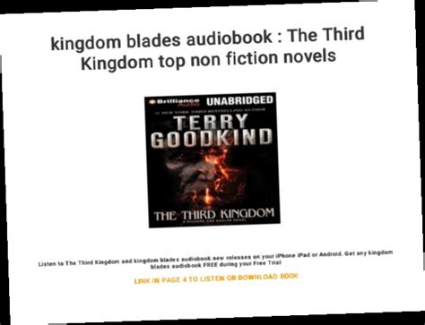 audiobook torrent free download the third kingdom / Twitter