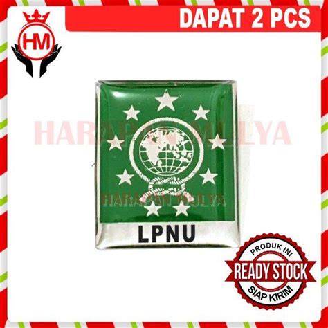 Pin Logo LPNU Lencana Pin LPNU Model Kotak Bros NU Murah Pin Lembaga ...