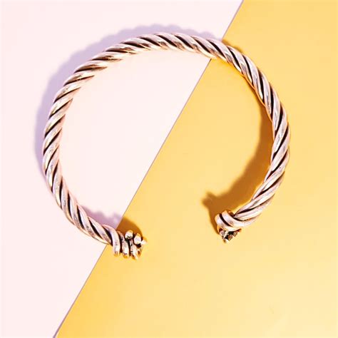 Twisted Rope Copper Bangle Dr Beads Copper Jewellery In Malaysia