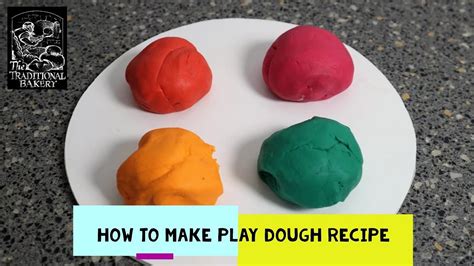 How To Make Play Dough Recipe Demo At Home Flour And Water Youtube