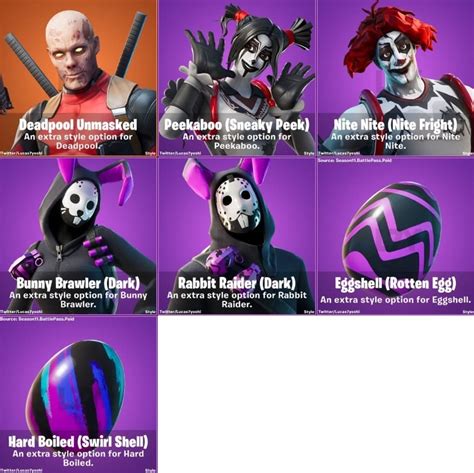 Leak des skins cosmétiques de la MAJ 12 30 de Fortnite Dexerto fr