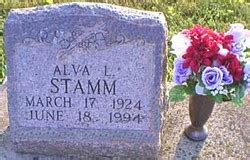 Alva Leonard Stamm Homenaje De Find A Grave