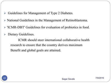 Indian Council Of Medical Research Icmr Ppt