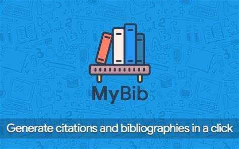 MyBib Free Citation Generator Chrome Web Store