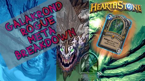 GALAKROND ROGUE META BREAKDOWN STANDARD HEARTHSTONE YouTube