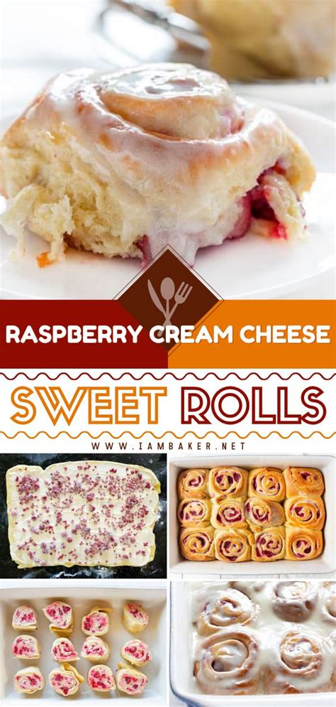 Raspberry Cream Cheese Sweet Rolls In 2021 Raspberry Cinnamon Rolls