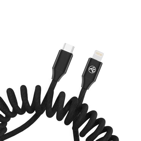 Cablu Extensibil Tellur Usb C To Lightning Pd W Pana La M Negru