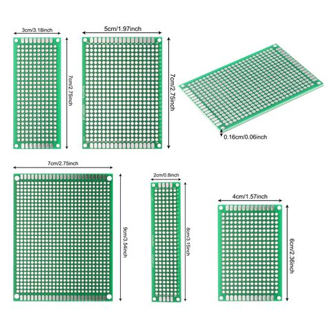 40pcs Pcb Board Prototyping Pcbs Circuit Boards Kit 5