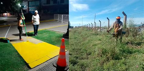 Arreglos De Caminos Rurales Tareas De Limpieza Y Pintura En La Ciudad