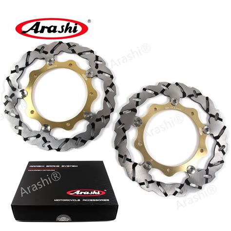 Arashi 1 Pair For YAMAHA XP TMAX 530 2012 2015 CNC Front Brake Disc