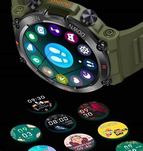 Smartwatch M Ski Zegarek Militarny Rozmowy Polskie Menu Pozna Chartowo