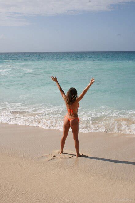 Bikini Model Aubrey AI Enhanced OrangeSheerStMartin 009 Topaz Sharpen Porn Pic