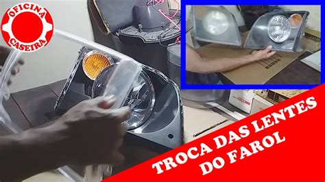 Como Trocar As Lentes Do Farol Youtube