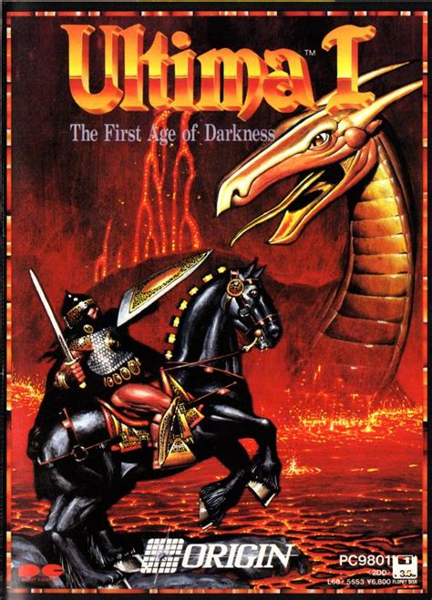 Ultima I 1986 Box Cover Art Mobygames