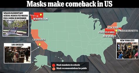 Les Mandats De Masque Reviennent Dans Les écoles à Travers Les États