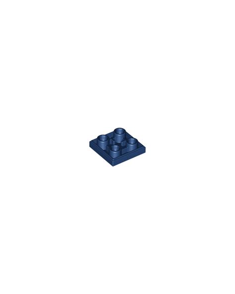 Lego Dark Blue Tile Modified X Inverted